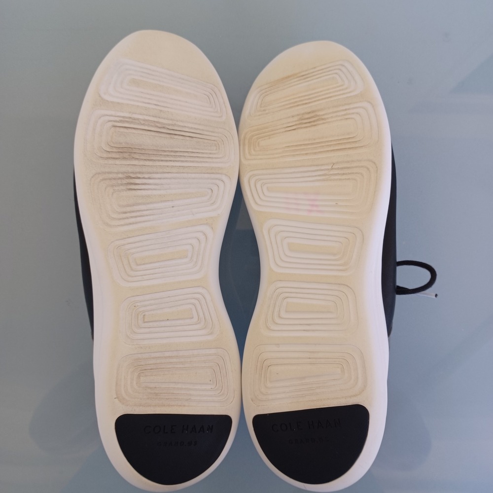 Cole Haan GrandSport Journey Black Leather Sneakers Mens 11.5 C30755 White Sole - Picture 5 of 8